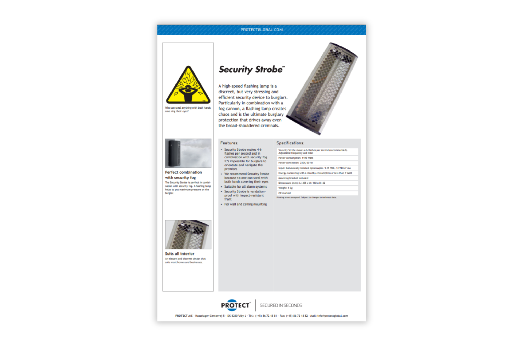 security strobe datasheet